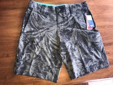 NWT Speedo 4 Way Stretch Board Shorts Swimsuit Men's 32 Green