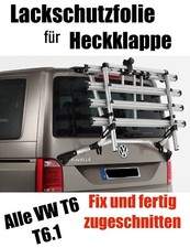 Folie f&uuml;r Original VW Fahrradtr&auml;ger f. alle T6 T6.1 Bus Bulli Heckklappenschutz
