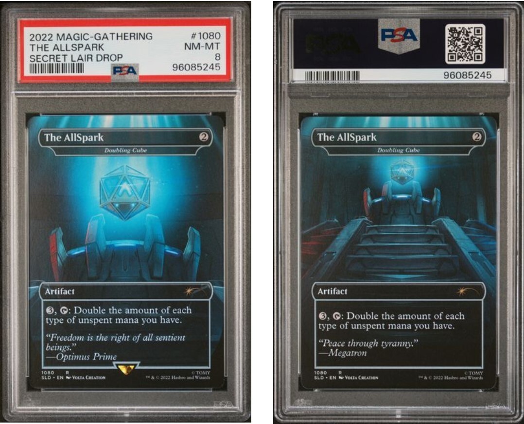 MTG PSA 8 Secret Lair Transformers The AllSpark Non-Foil MTG PSA 8 Secret Lair Transformers The AllSpark Non-Foil