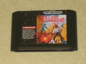 Rolling Thunder 2 Complete for Sega Genesis. Authentic. Cleaned/Tested. Rare!
