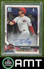 Jonathan India Auto 2018 Bowman Draft Chrome Pick Cincinnati Reds #CDA-JI
