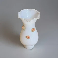 Vintage Glass Globe For Lightbulb Or Candle