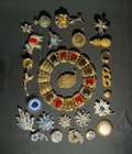 VTG Costume Jewelry Lot Trifari Napier Marcella CoroCraft Sarah Coventry Signed