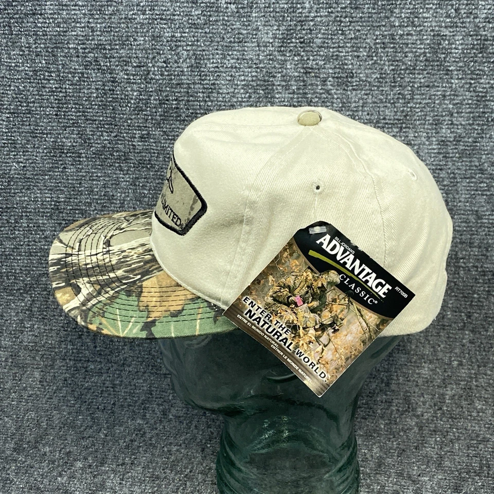 Ducks Unlimited Camouflage Hat Bill Jordan's Advantage NWT Snap Back Cap DU Tan - Image 2 of 4