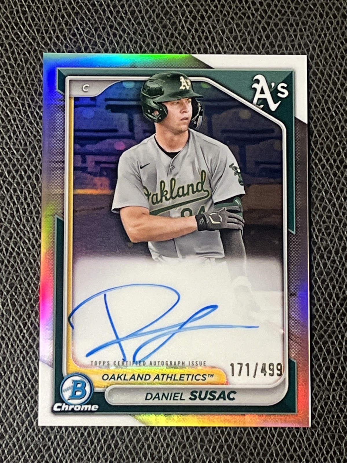 Daniel Susac Auto Refractor /499 2024 Bowman Chrome Prospects #CPA-DS