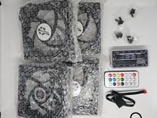 SXDOOL RGB 4 in 1 Fan Set 120mm Fan Black RGB Hub and Remote controller