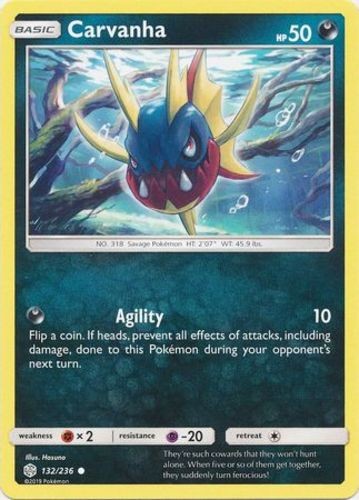 Carvanha - 132/236 - Common - Near Mint