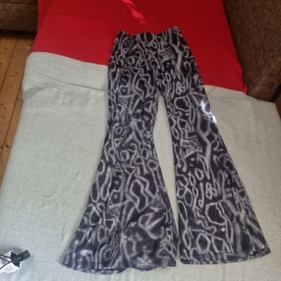 Romwe, Leggings, Größe: s / 36, Schwarz/Weiß, Elasthan/Polyester, Zebra, Damen