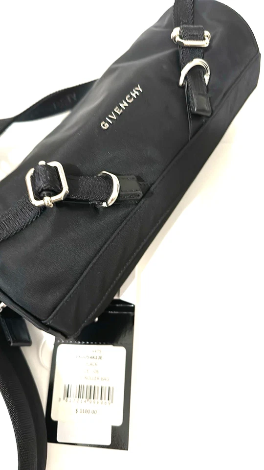GIVENCHY Voyou Black Nylon Crossbody Bag $1100 MSRP - Image 3 of 4