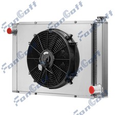 Universal 3 Row Radiatorshroudfan For Heavy Duty Chevrolet Gmchevy 29 X-19.