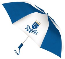 Storm Duds Kansas City Royals 48 inch Automatic Folding Umbrella - Blue/White