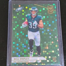 2024 Panini Donruss Elite - Rookies Will Shipley #164 Green Disco (RC)