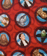 wizard of oz fun fabric 9 by 9 inch 1pc new