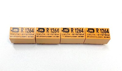 4 St. DELTA-SYSTEM R1264 hochwertige Pro Audio Reed-Relais, 4 Schließer , 24V