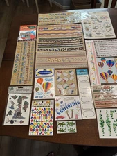 Huge Lot Of NEW Scrapbooking Stickers Provo Craft Tiny Alphabet California Mixed