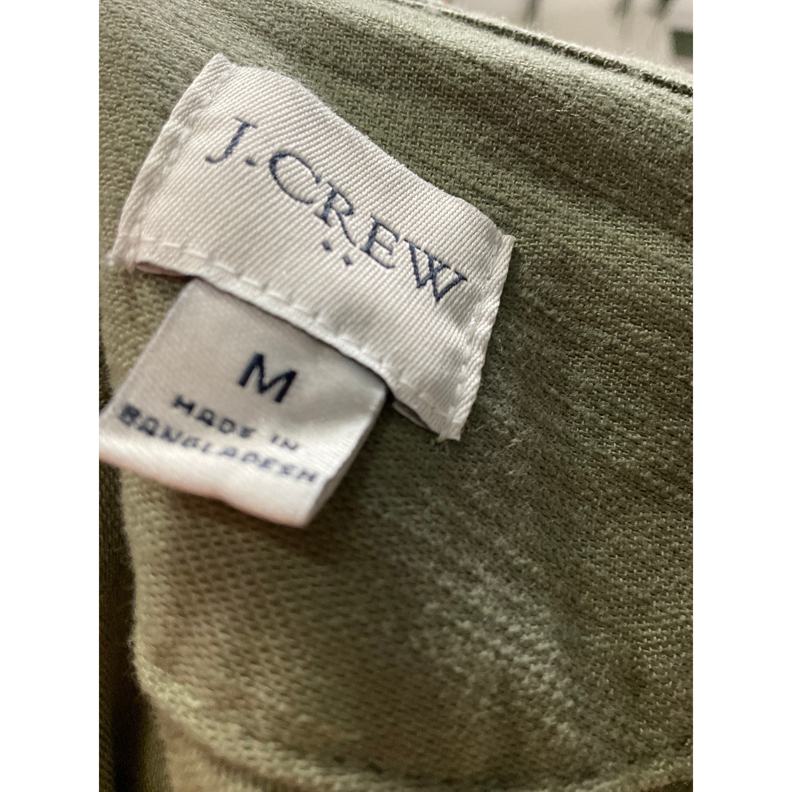 J. Crew Green Cotton Blend Basic Jacket - image 3