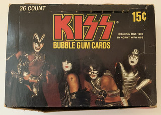 1978 Donruss KISS Series 1 Box of Opened Packs Wrappers Lot of 180 Cards