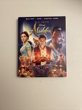 Aladdin (Blu-ray +DVD+Digital 2019) NEW Factory Sealed w/Slipcover Free Shipping