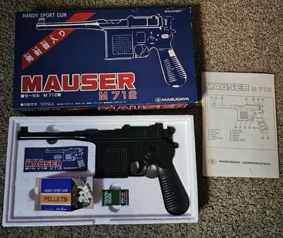 NOS 1984 World Hobby Mauser M712 Plastic Pellet? Airsoft? Gun. Spring With Sound
