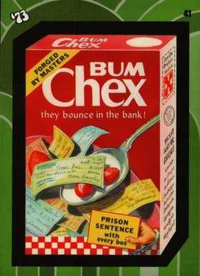 Wacky Pack Flashback '73  Puzzle Backs You Pick Your Cards