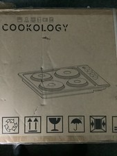 Cookology SEP601SS Stainless Steel 60cm Built-in Solid Plate Electric Hob