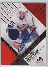 2016-17 SP Game Used Authentic Rookies Red Material Anthony Beauvillier Auto 5mc