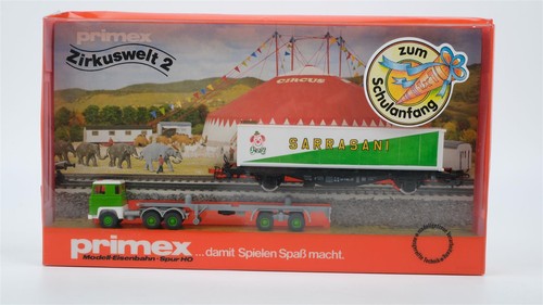 Märklin H0 4585 Containerwagen-Set "Sarrasani-Zirkuswelt 2" DB | Zustand: Gebraucht
