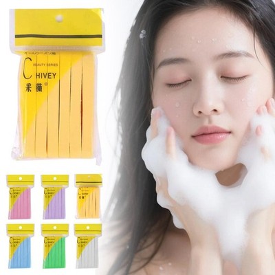 12X Facial Sponges, Compressed Face Cleansing Sponge Multi-colored J7E4 E7K2