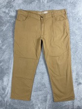 Carhartt Pants Mens 42x30 Brown Rugged Flex Relaxed Fit Canvas Work Pants