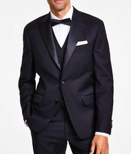 Michael Kors Mens Classic fit Tux Suit Jacket Blazer 44 S NEW 450 KTCR1KUX0000