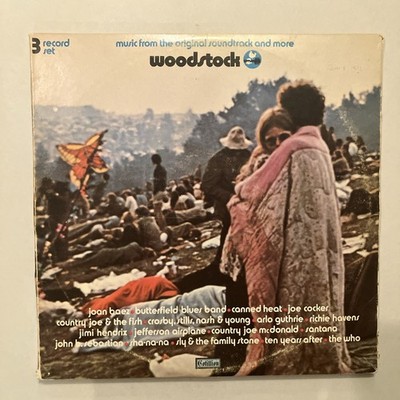 Woodstock Original Soundtrack - 1970 Atlantic SD 3-500 Vinyl 3 Record Set