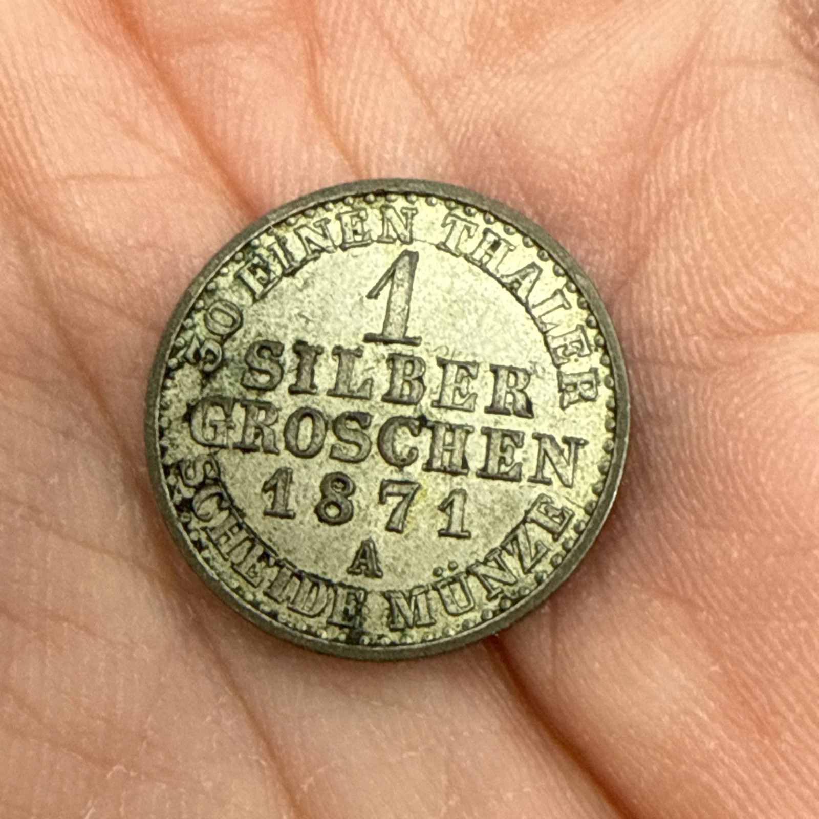 Monnaie 1 Silber Groschen 1871 A