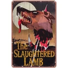 Vintage Style Slaughtered Sheep Perfect Tin Metal Signs Home Décor 8x12