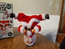 2020 Breakdancing Santa Battery Operated Toy Christmas plays Jingle Bells