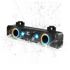26'' UTV Sound Bar, IP66 Waterproof SXS Sound Bar, RGB UTV Speakers, 3 EQ