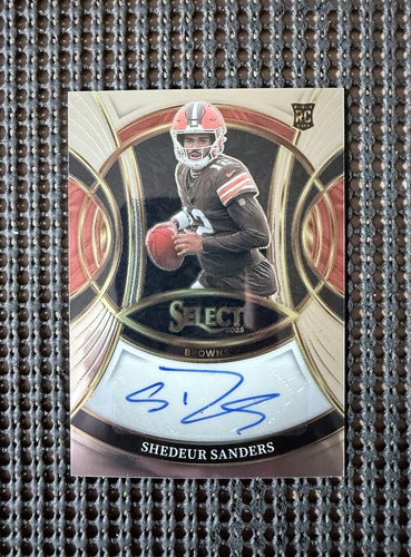 2025 Select Rookie Signatures #RSI-SSS Shedeur Sanders RC Auto Browns