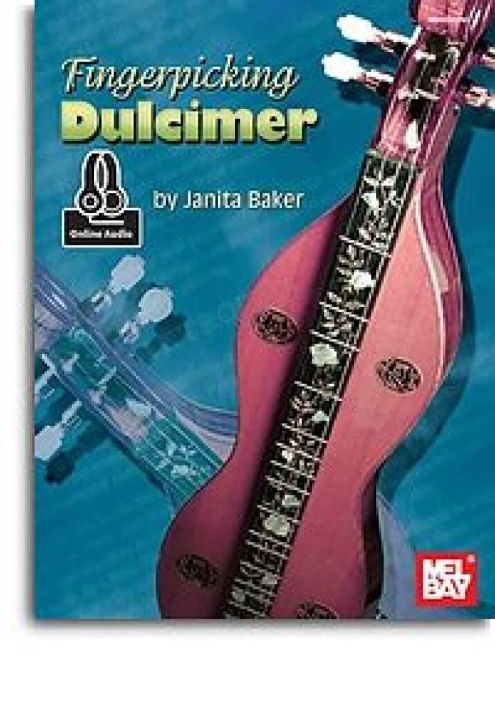 Fingerpicking Dulcimer Janita Baker Book and Audio Online Mountain Dulcimer Mel