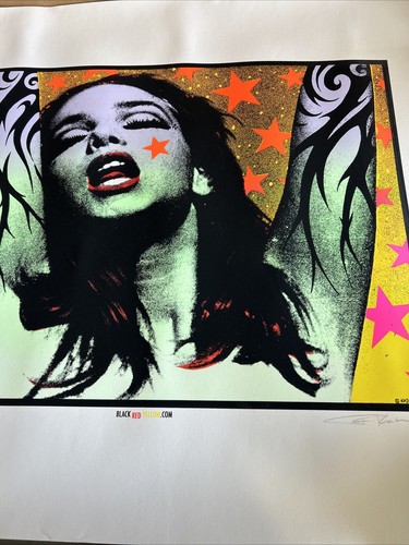FRANK KOZIK SIGNED 92-14 GREEN LADY 2004 POSTER PEARL JAM SOUNDGARDEN 44x38" - Picture 5 of 8