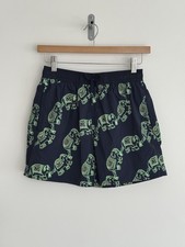 Vilebrequin Kids Boys Turtle Swimming Shorts Navy Blue Elephants Age 14