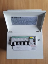 Crabtree Loadstar 63A 30mA RCD Metal Clad 5 Way Circuit Electric Consumer Unit