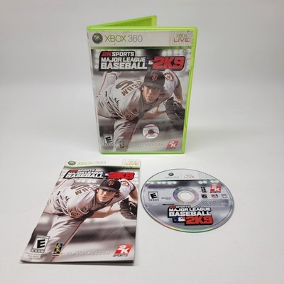 MLB 2K9 Major League Baseball (Microsoft Xbox 360, 2009) - Complete w/ Manual