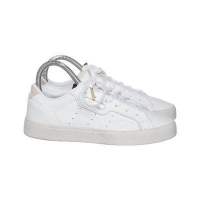 Adidas, Sneaker, Größe: 37 1/3, Sleek, Weiß, Damen #RTI