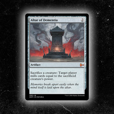 Altar of Dementia - Tarjeta de prueba/comandante Magic The Gathering personalizada