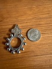 Vintage Pocket Finger Roserary Ring Made in Italy — photo 3