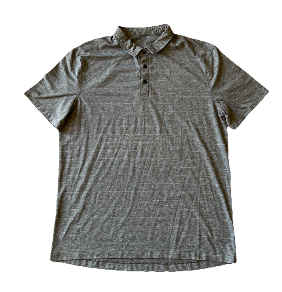 Lululemon Evolution Striped Blue Lightweight Shor… - image 1