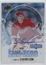 2023-24 Upper Deck Ice Sub Zero Rookies Blue Simon Edvinsson #SZ-61 Auto 13dl