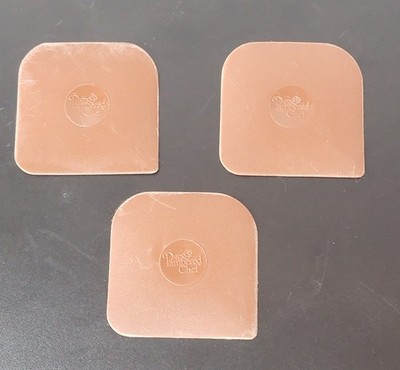 Pampered Chef Bowl Scrapers Set of 3 Flexible Plastic  Scrapers Made in USA