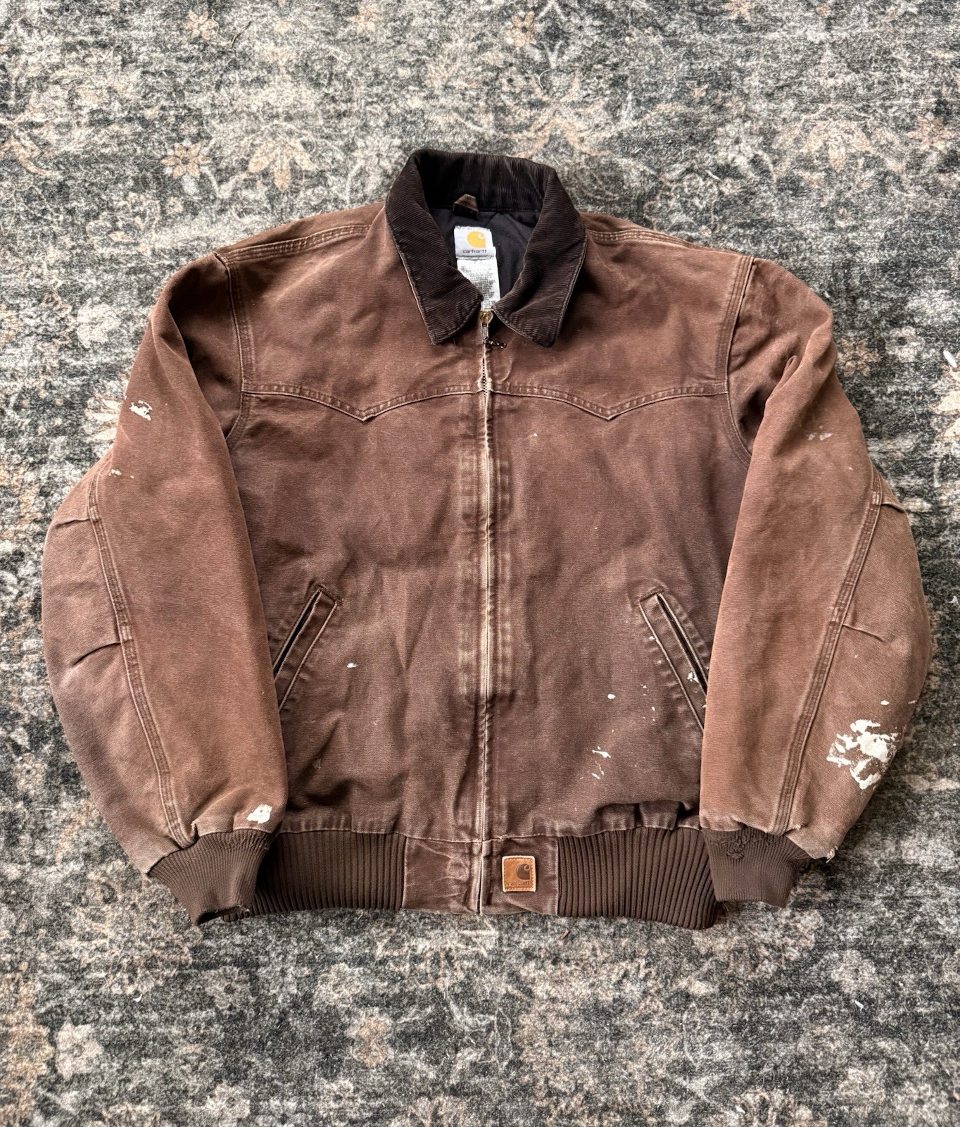 Vintage Brown Carhartt Men's Santa Fe Jacket