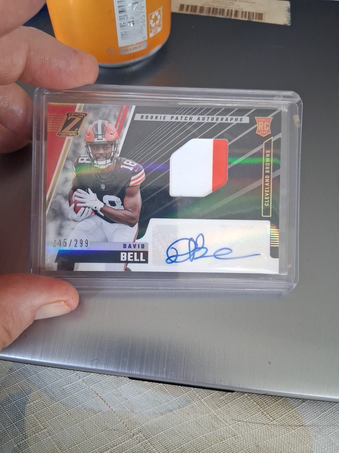 2022 Panini Zenith - Rookie Patch Autograph David Bell #232 /299 (AU, MEM, RC)