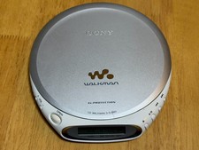 Sony D-EJ360 CD Walkman Portable CD-R/RW Silver  White - Tested